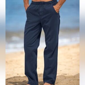 Crazy Shirts lounge Pants L blue Joggers
Men sweatpants Drawstring Elastic Waist